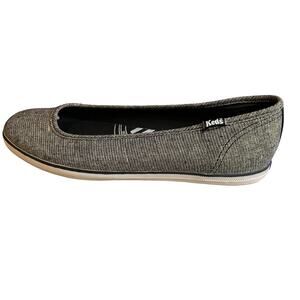 Keds Black & Metallic Gold Slip On Sneakers 8.5